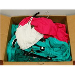 LARGE BOX OF ASSORTED CLOTHING