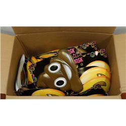 LARGE BOX OF ASSORTED HALLOWEEN MASKS