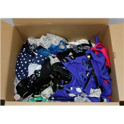 LARGE BOX OF ASSORTED CLOTHING