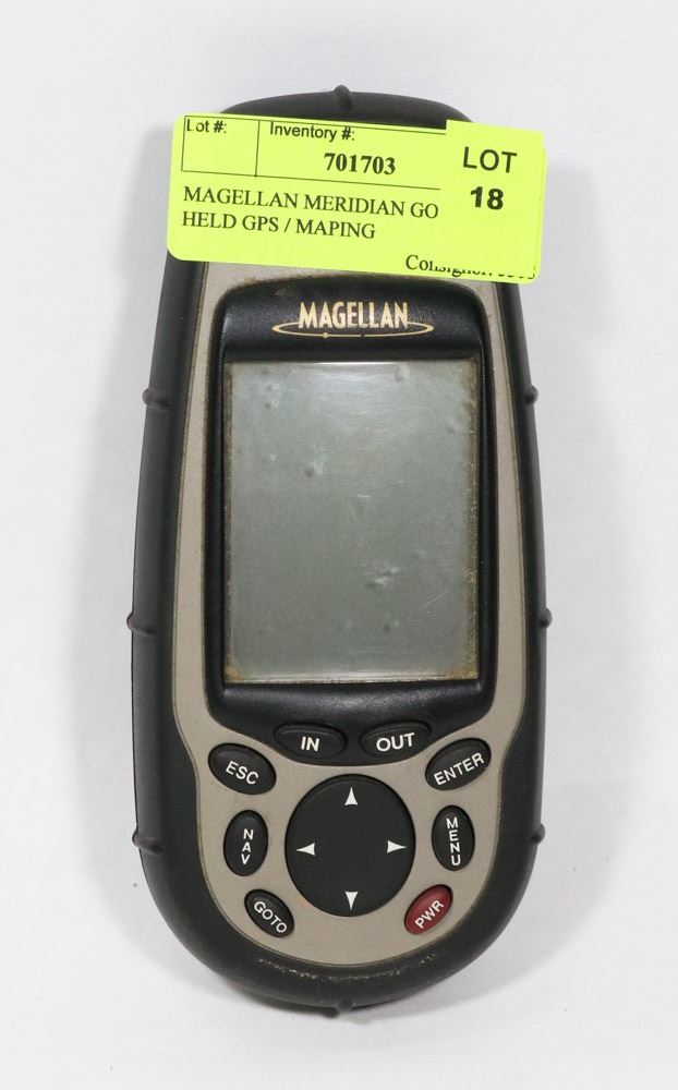MAGELLAN MERIDIAN GOLD HAND HELD GPS / MAPING - Kastner Auctions