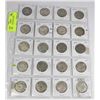 Image 1 : LOT OF 20 CANADIAN 50 CENT COINS.