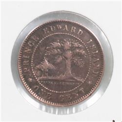 P.E.I. 1871 ONE CENT COIN.