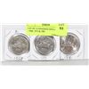 Image 1 : LOT OF 3 CANADIAN DOLLAR COINS - 1968, 1975 & 1981