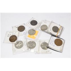 LOT OF ASSORTED WORLD COINS