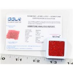 #98-NATURAL RED RUBY GEMSTONE 1MM SIZING 7.98 CT