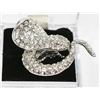 Image 1 : RHINESTONE COBRA RING
