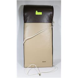 HEAT MASSAGE BACK PAD.