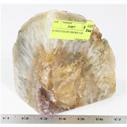 QUARTZ GOLDEN BROWN 5 LB GEODE