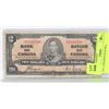 Image 1 : 1937 CANADIAN $2.00 BILL.
