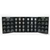 Image 1 : SET OF 1999 & 2000 MILLENIUM QUARTERS IN FOLDER.