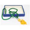 Image 1 : JADE STYLE BEADED NECKLACE