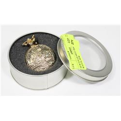 NEWTON QUARTZ TRAIN POCKET WATCH, NEW