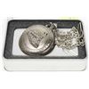 Image 1 : DANIEL DAVID COLLECTION QUARTZ TRAIN POCKET WATCH