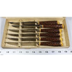 CROWN SHEFFIELD KNIFE SET OF 6, NEW IN BOX