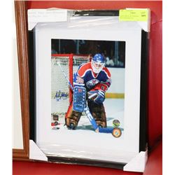 ANDY MOOG AUTOGRAPHED PHOTO WITH PRO AM COA.