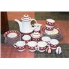 Image 1 : UKRAINIAN DESIGN DISHWARE SET.