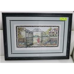 ENGLISH INS BY DOWNING HUNTER ART PRINT