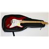Image 1 : SMASH BY SWING RED ELECTRIC GUITAR WITH SOFT CASE.
