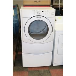 MAYTAG DRYER ON PEDESTAL