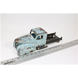 ANTIQUE PRESSED STEEL 13" TRUCK, NO WHEELS