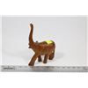Image 1 : HAND CARVED IN KENYA ELEPHANT FIGURE