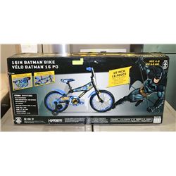 NEW FACTORY SEALED 16" BATMAN BIKE AUTHENTIC