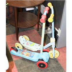 2 CHILDRENS SCOOTERS