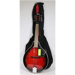 MODERN SUNBURST MANDOLIN WITH SOFT CASE.