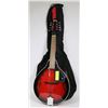 Image 1 : MODERN SUNBURST MANDOLIN WITH SOFT CASE.