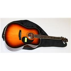 SEGOVIA BY TAKAMINY SUNBURST GUITAR WITH SOFT CASE