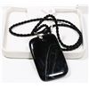 Image 1 : ONYX STONE PENDANT NECKLACE