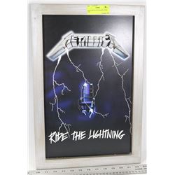 WOOD METALLICA FRAMED "RIDE THE