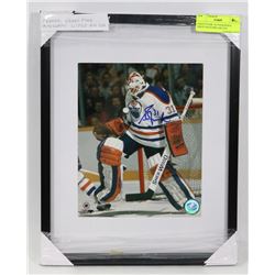 GRANT FUHR  AUTOGRAPHED PHOTO WITH PRO AM COA.