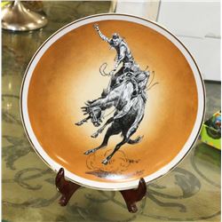 1975 LIMITED EDITION PLATE CALGARY STAMPEED      .