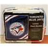 Image 1 : NEW! "TORONTO BLUE JAYS" LUXURY PLUSH BLANKET
