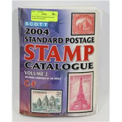 SCOTT 2004 STANDARD POSTAGE STAMP CATALOGUE.