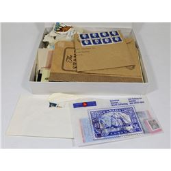 AMBASSADOR WORLD STAMP ALBUM WITH STAMP COLLECTION