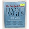 Image 1 : NEW YORK TIMES FRONT PAGES 1851-2013 WITH
