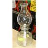 Image 1 : VINTAGE GLASS OIL LAMP.