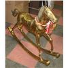 Image 2 : BRASS ROCKING HORSE.