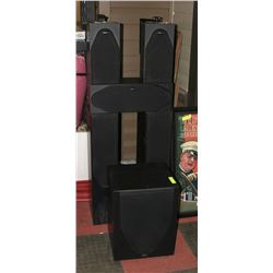 D BOX DAVID 303, 5 SPEAKER AND SUBWOOFER SET