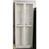 Image 1 : WHITE 2 DOOR CABINET (31"X12"X79).