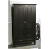 Image 1 : DARK WOOD 2 DOOR 1 DRAWER ARMOIRE (39"X24.5"X71").