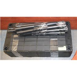 PLASTIC GARAGE SHELVING UNIT - UNASSEMBLED.