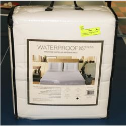WATERPROOF MICROFIBER KING SIZE MATTRESS PAD
