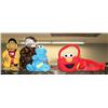 Image 1 : GROUP OF 5 ASSORTED STUFFED ANIMALS INCLUDING ELMO