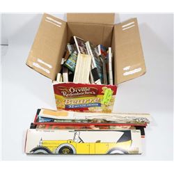 BOX OF ASSORTED MATCHES