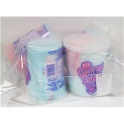 4 TUBS OF FUNSWEETS COTTON CANDY