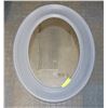 Image 1 : LARGE OVAL GREY HALLWAY MIRROR