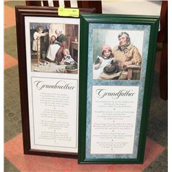 FRAMED GRAND FATHER AND MOTHER PICTURES.